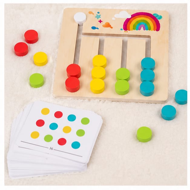 Magnetic Color Matching Board Game For Kids | Educational Learning Toy
