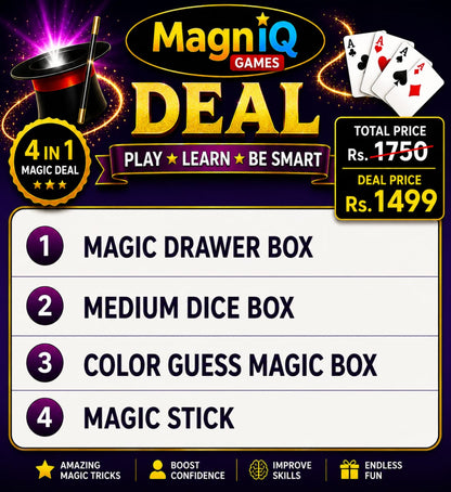 4 in 1 Magic Toy Set – Premium Magic Tricks Combo Pack