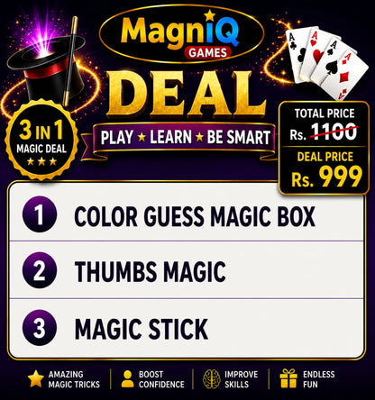 3 in 1 Magic Toy Set – Classic Magic Tricks Combo