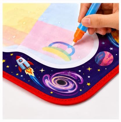 Kids Magic Water Drawing Mat | Reusable Educational Doodle Painting Board
