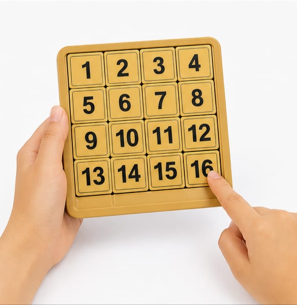 Sliding Block Puzzle Game For Kids | Educational Brain Teaser Toy