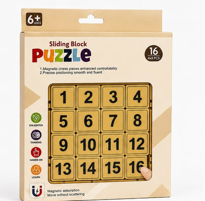 Sliding Block Puzzle Game For Kids | Educational Brain Teaser Toy