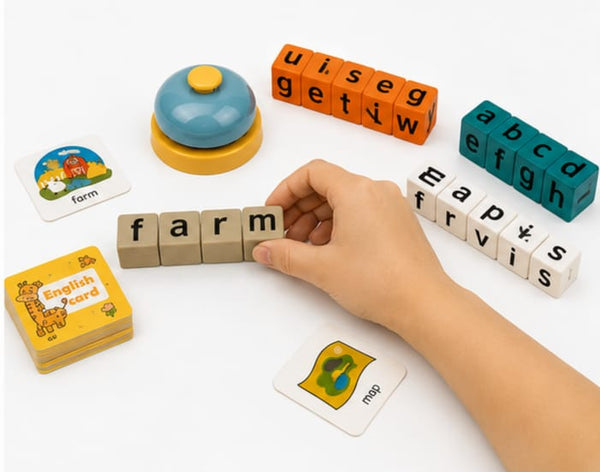 English Word Spelling Learning Game For Kids | Educational Alphabet Matching Toy