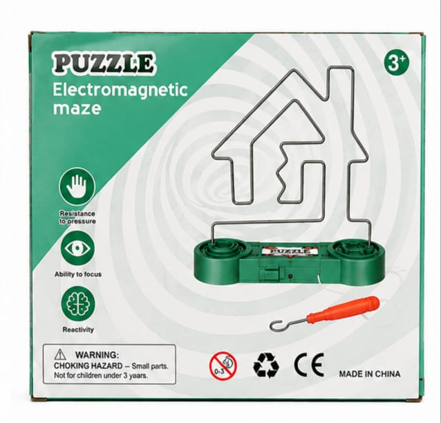 Electromagnetic Wire Maze Puzzle Game For Kids | Hand Speed & Focus Challenge Toy
