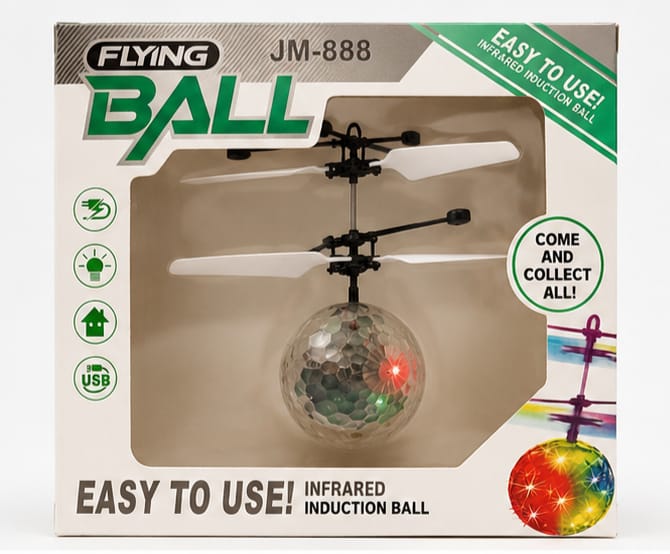 Flying Induction Ball Toy For Kids | USB Rechargeable Hand Controlled Drone Ball