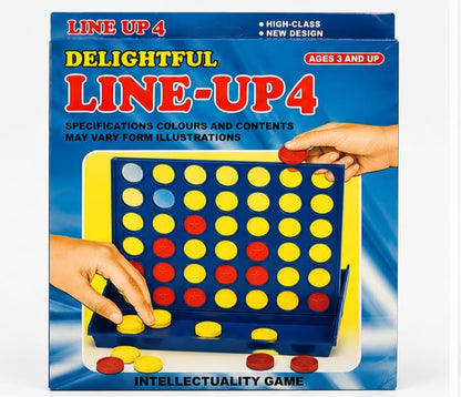 Line Up 4 Board Game For Kids | Educational Strategy & Thinking Puzzle Game
