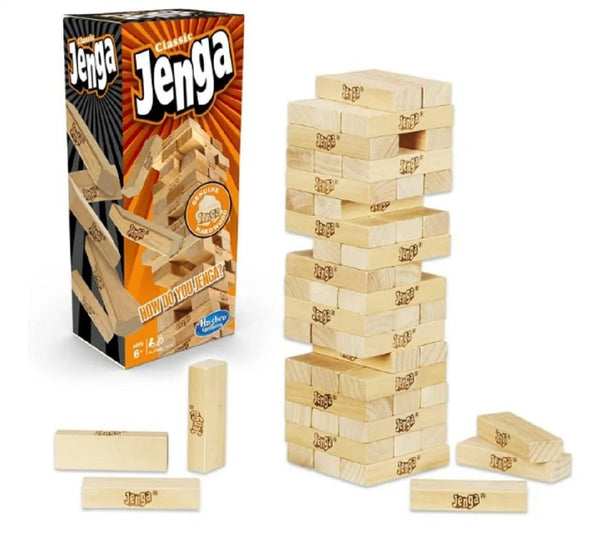 Classic Wooden Jenga Stacking Tower Game