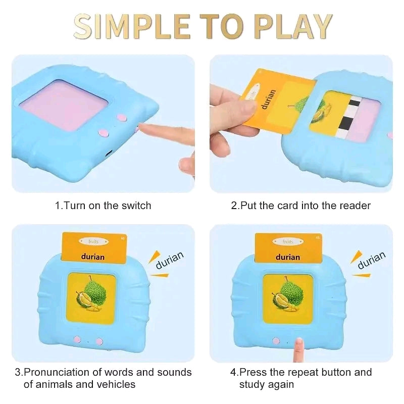 Kids Talking Flash Cards Early Learning Educational Toy