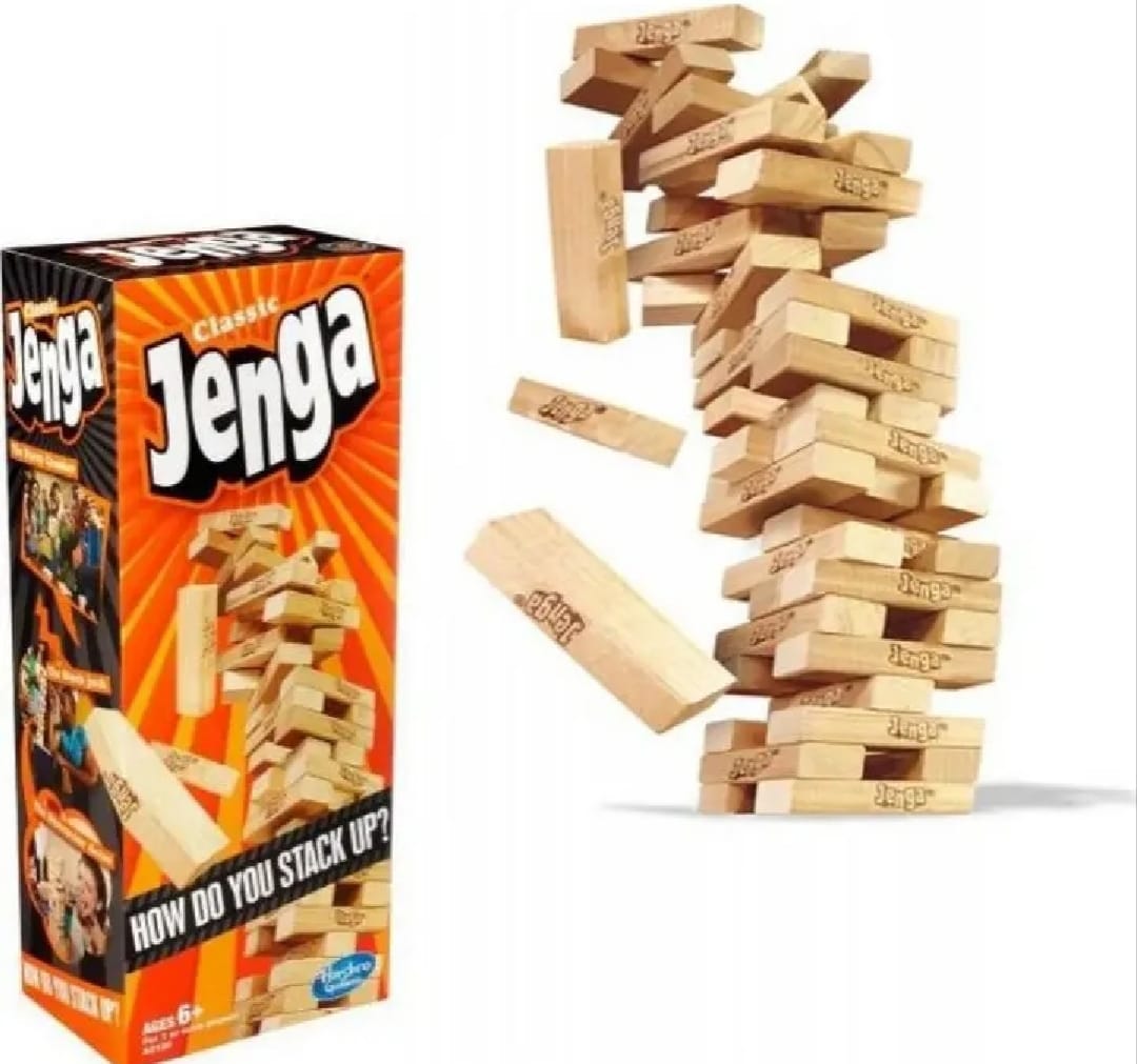 Classic Wooden Jenga Stacking Tower Game