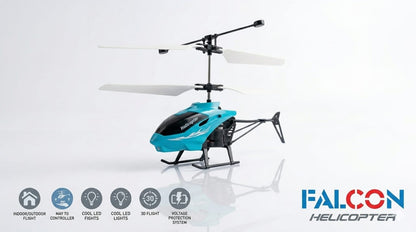 Hand Sensor Flying Helicopter For Kids | LED Light Hovering Flying Toy