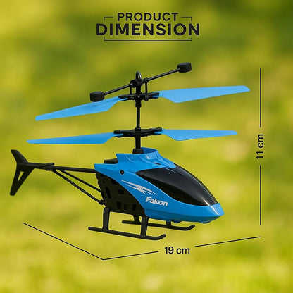 Hand Sensor Flying Helicopter For Kids | LED Light Hovering Flying Toy