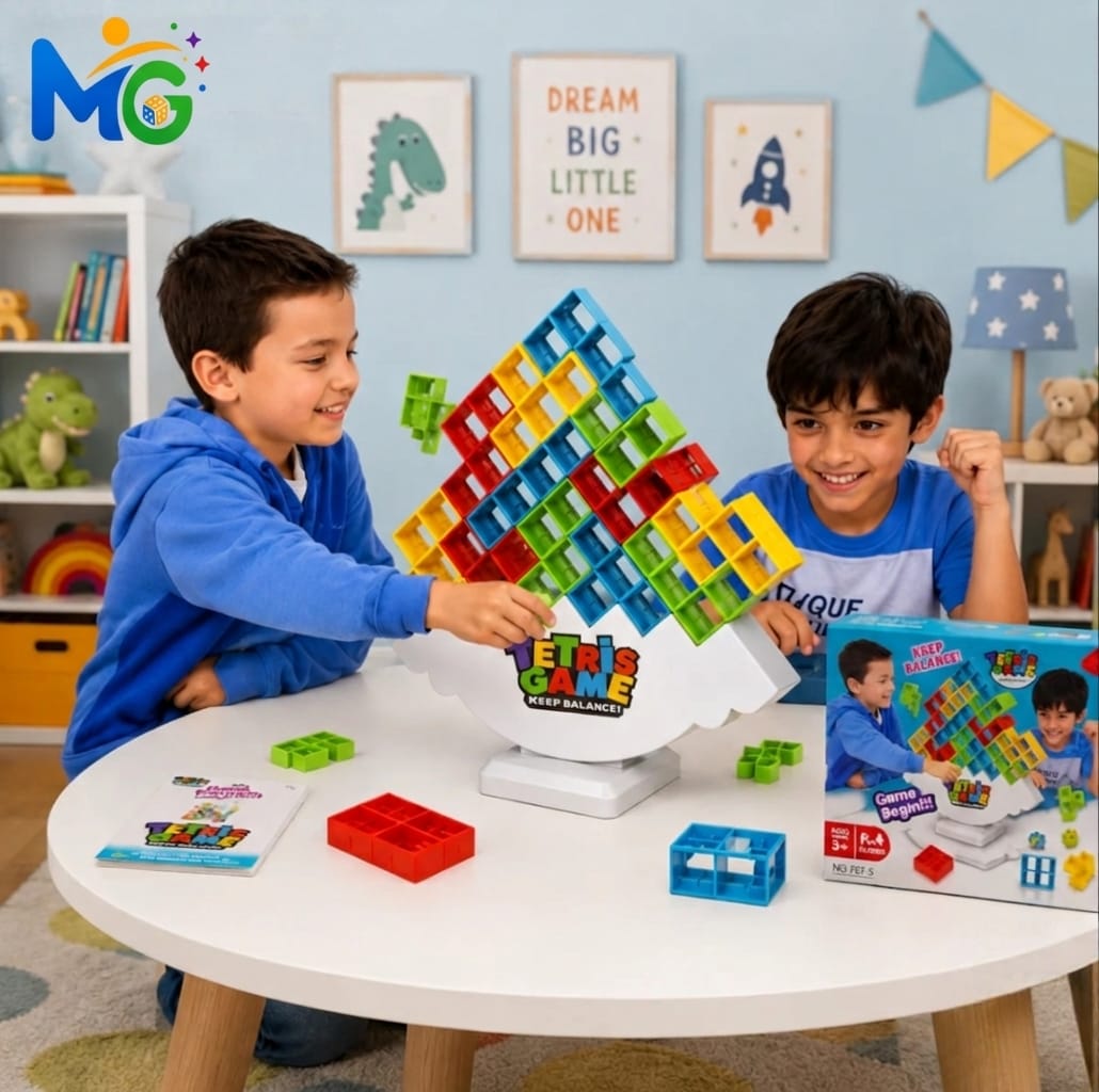 Tetris Balance Game For Kids | Educational Stacking & Strategy Puzzle Toy