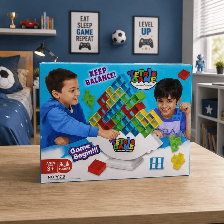 Tetris Balance Game For Kids | Educational Stacking & Strategy Puzzle Toy