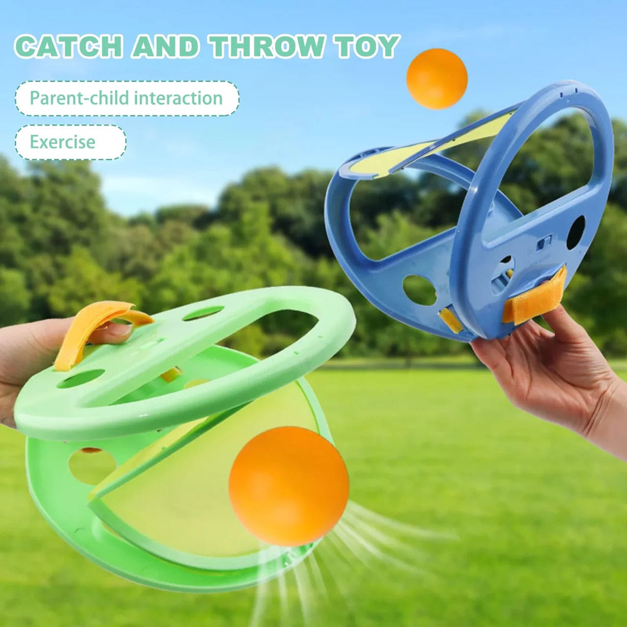 Catch Ball Toss Game For Kids | Outdoor Hand-Eye Coordination Toy Set