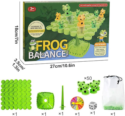 Frog Balance Tree Game For Kids | Educational Strategy & Balancing Toy Set