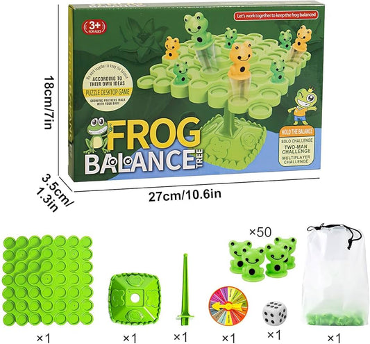 Frog Balance Tree Game For Kids | Educational Strategy & Balancing Toy Set