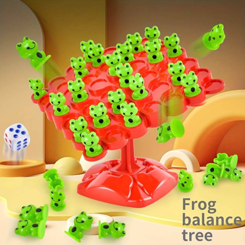 Frog Balance Tree Game For Kids | Educational Strategy & Balancing Toy Set