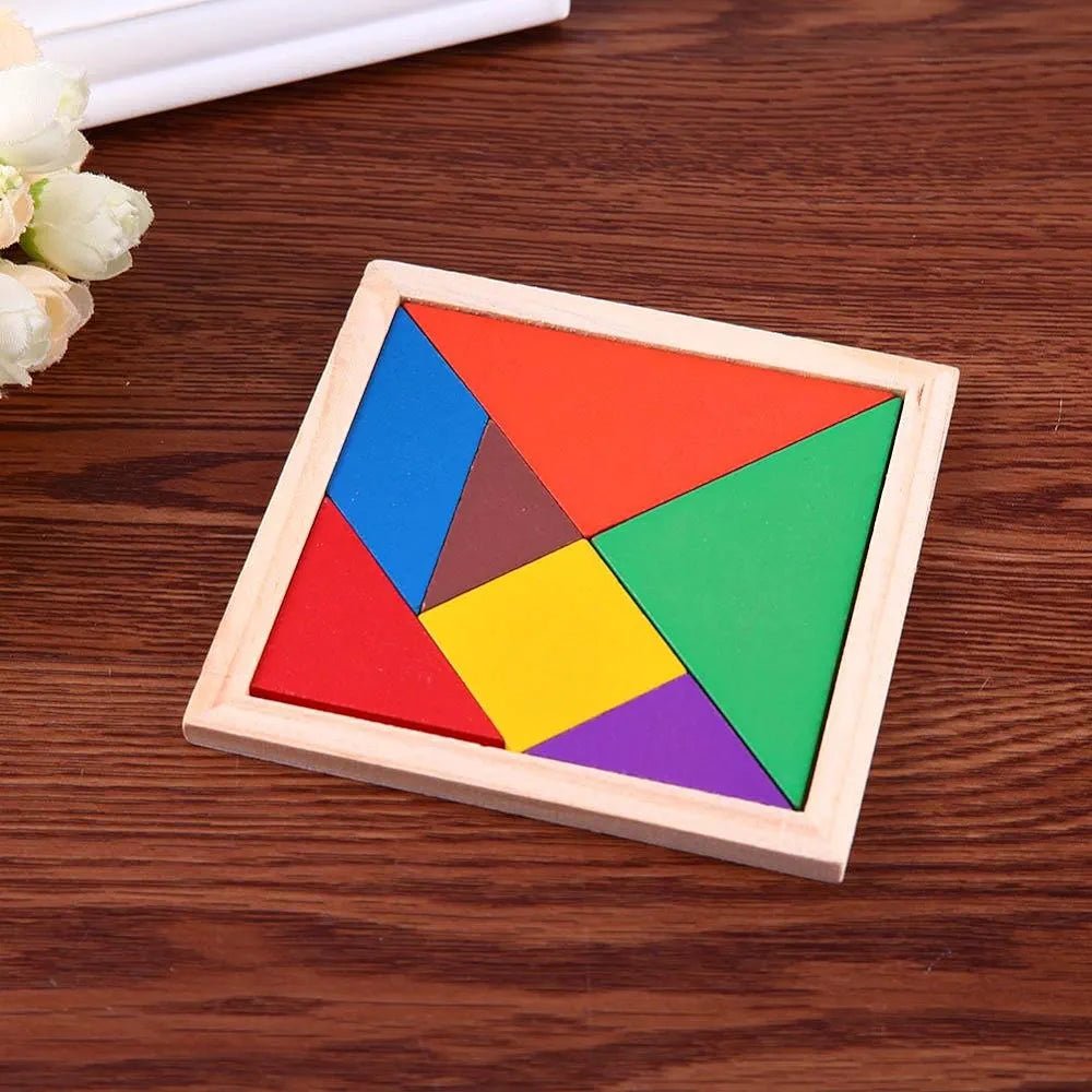 2-in-1 Wooden Tangram & Tetris Puzzle Bundle – Boost Mind Development & Creativity