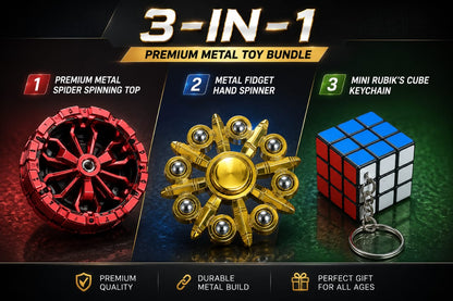 Ultimate 3-IN-1 Metal Toy Bundle
