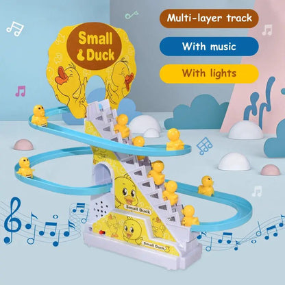 Small Duck Climbing Stairs Toy Set – Educational toys for kids