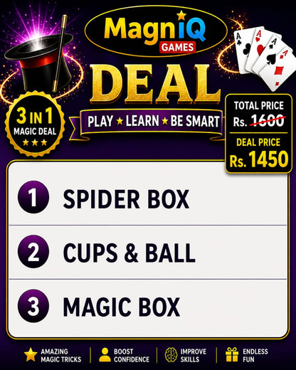 3 in 1 Magic Surprise Set – Mystery Tricks Collection