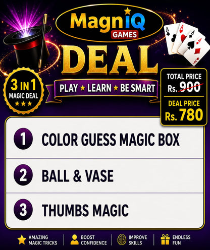 3 in 1 Magic Tricks Combo – Learn & Perform Magic Set